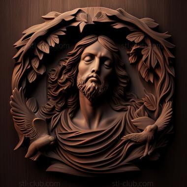 3D model st jesus (STL)